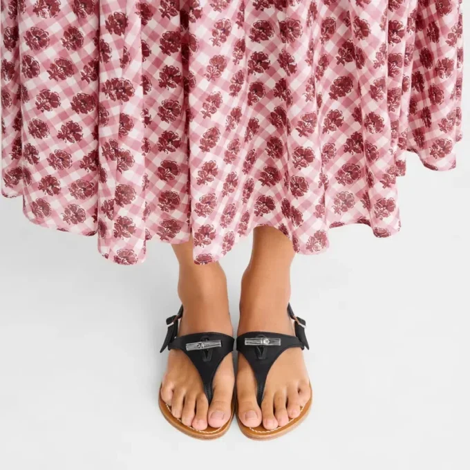 Longchamp x K.Jacques Sandals