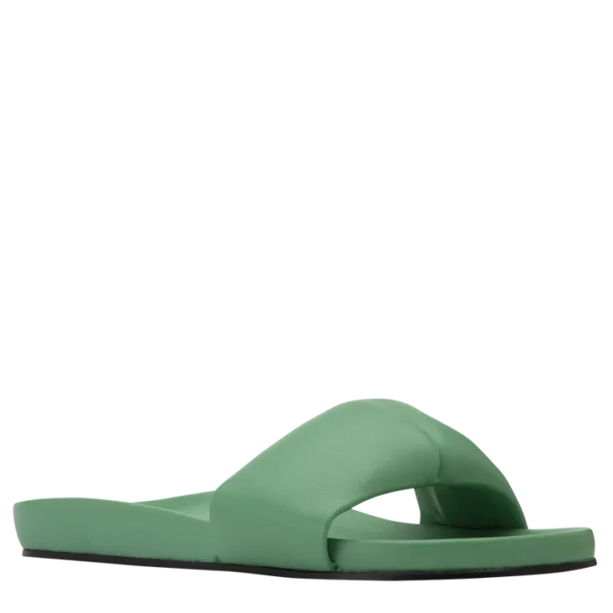 Mint – Leather Roseau Mules