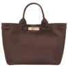 Mocha – Leather Le Smart Tote bag