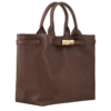 Mocha – Leather Le Smart Tote bag
