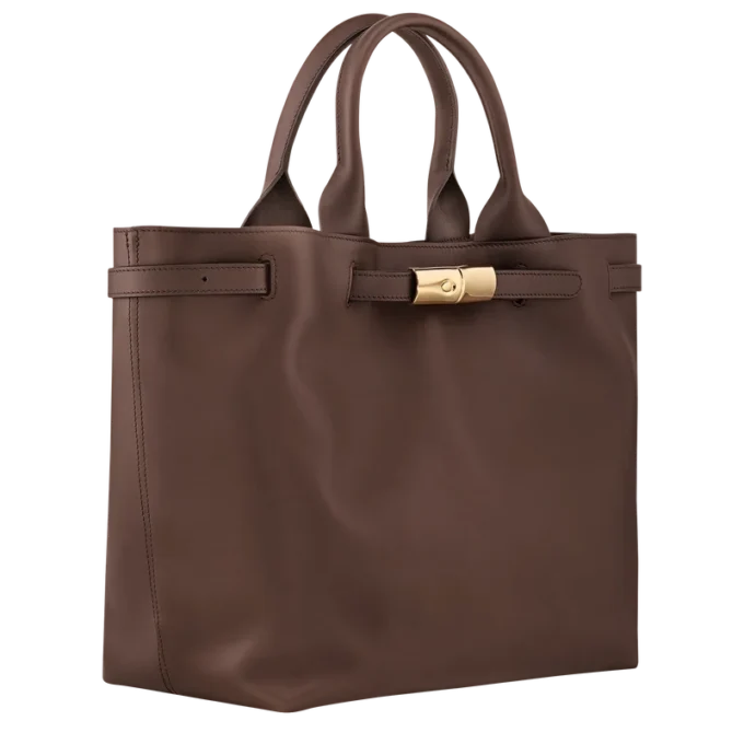 Mocha – Leather Le Smart Tote bag