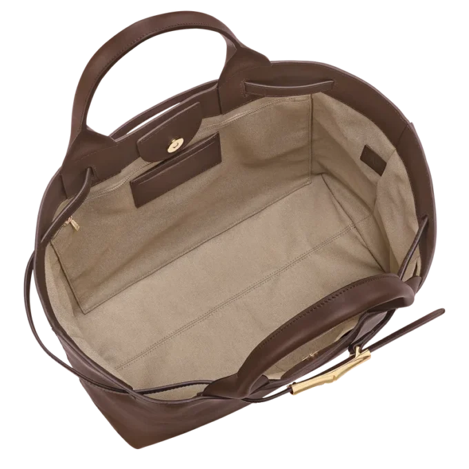 Mocha – Leather Le Smart Tote bag