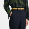 Navy – Flannel Trousers