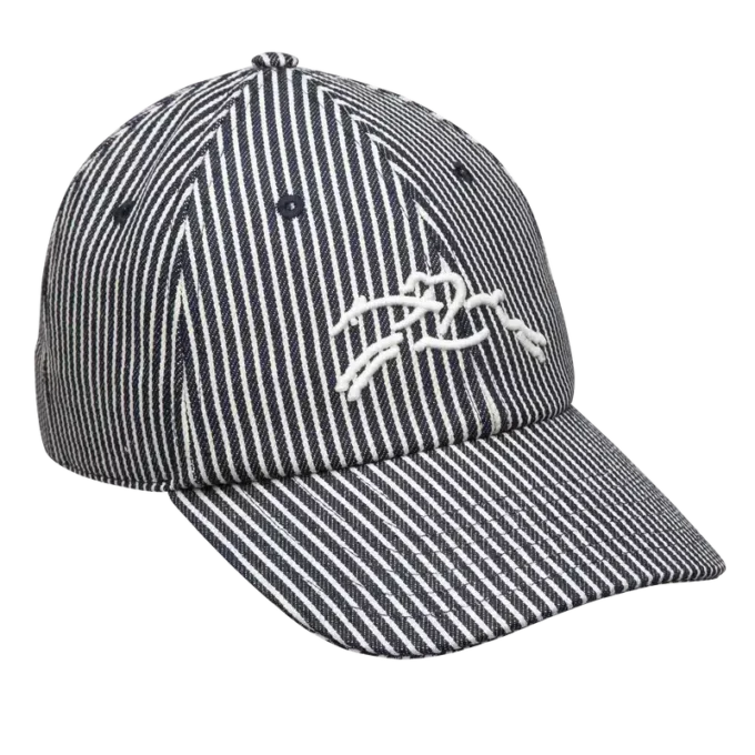 Navy – Jacquard stripes Cap