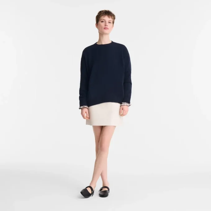 Navy – Knit Sweater