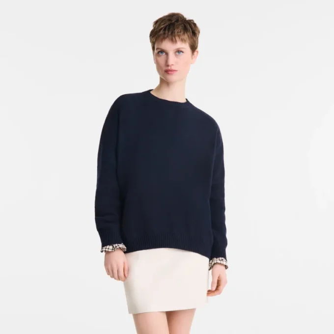 Navy – Knit Sweater
