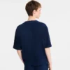 Navy – Leather Short leather top