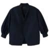 Navy – Technical taffeta Kimono jacket