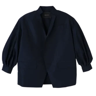 Navy – Technical taffeta Kimono jacket