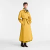 Nutmeg – Water-repellent technical canvas Trench coat