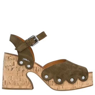 Olive – Leather La Cigale Sandals