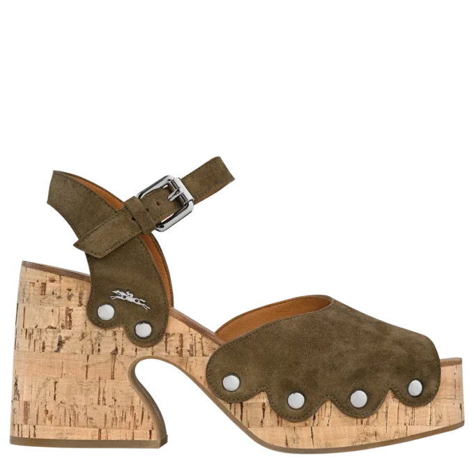 Olive – Leather La Cigale Sandals