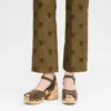 Olive – Leather La Cigale Sandals