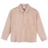 Pink – Leather Polo shirt
