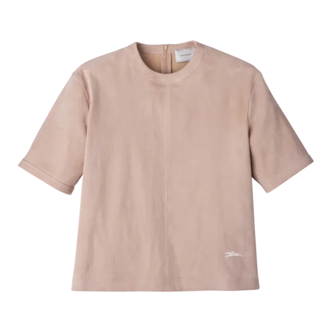 Pink – Leather Short leather top