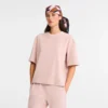 Pink – Leather Short leather top