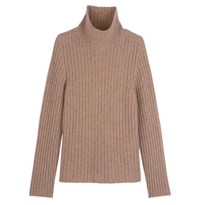 Pink Tea – Knit High neck sweater