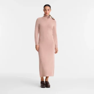 Pink Tea – Knit Long dress