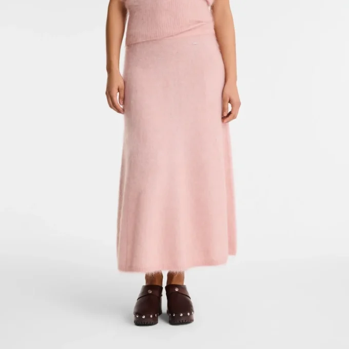 Pink Tea – Knit Midi skirt