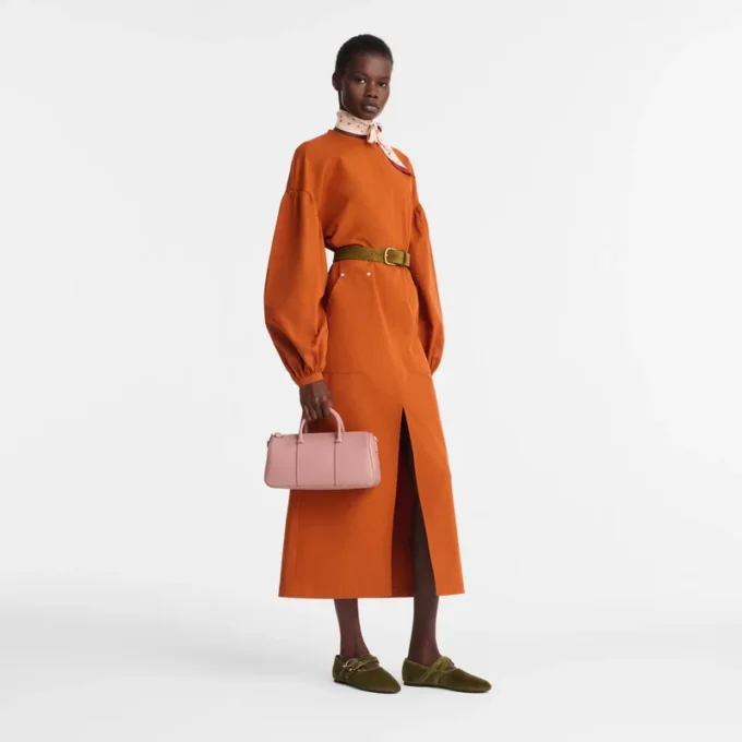 Pink Tea – Leather Daylong M Handbag