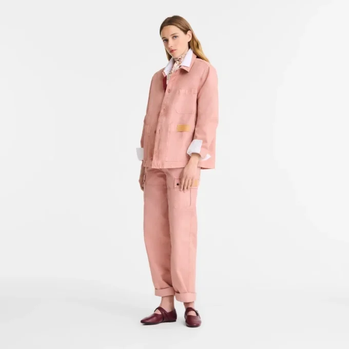 Pink Tea – Overdyed cotton Jacket