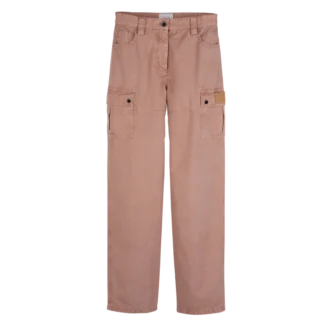 Pink Tea – Overdyed cotton Trousers