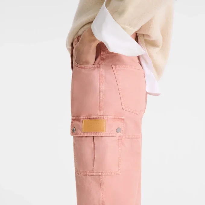 Pink Tea – Overdyed cotton Trousers