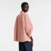 Pink Tea – Technical taffeta Kimono jacket