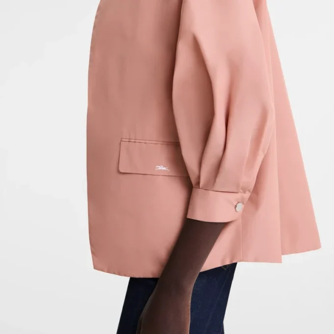 Pink Tea – Technical taffeta Kimono jacket