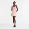 Pink Tea – Techno satin Skirt