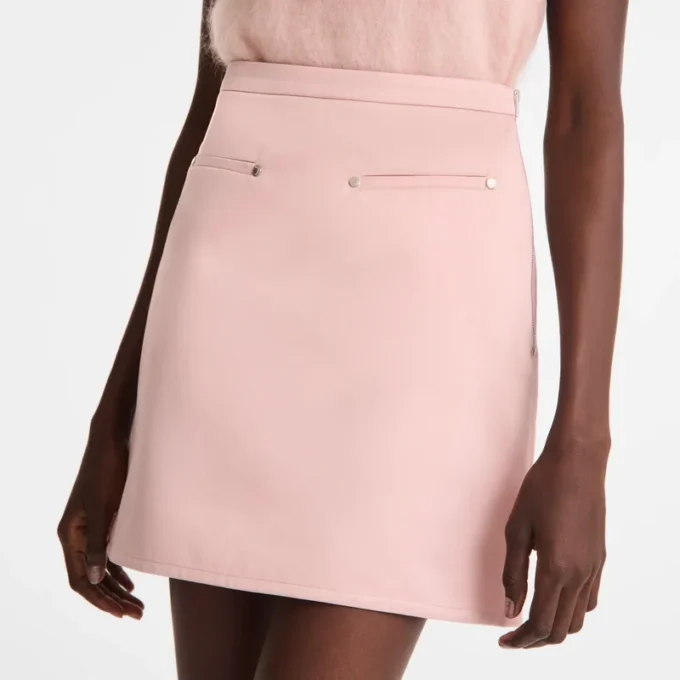 Pink Tea – Techno satin Skirt