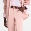 Pink Tea – Techno satin Trousers