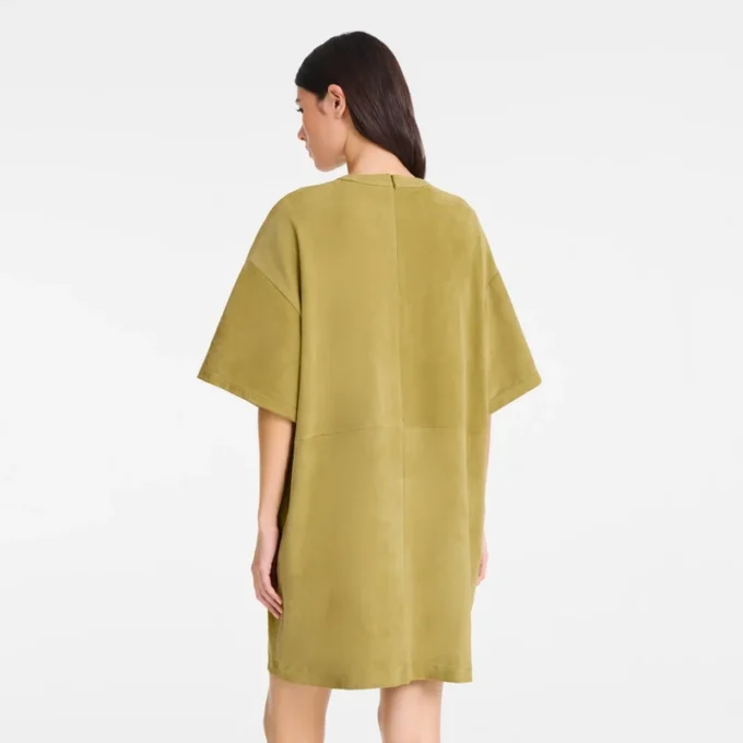 Pistachio – Leather Dress