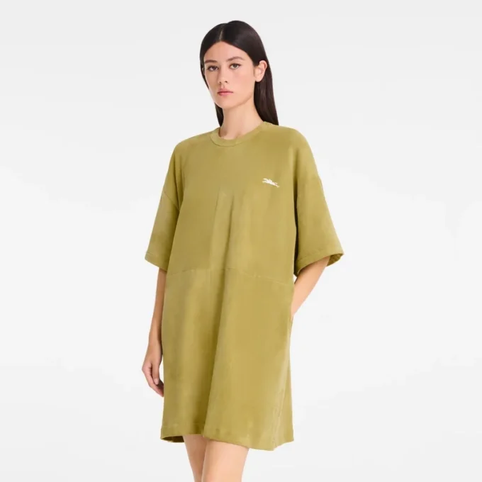 Pistachio – Leather Dress