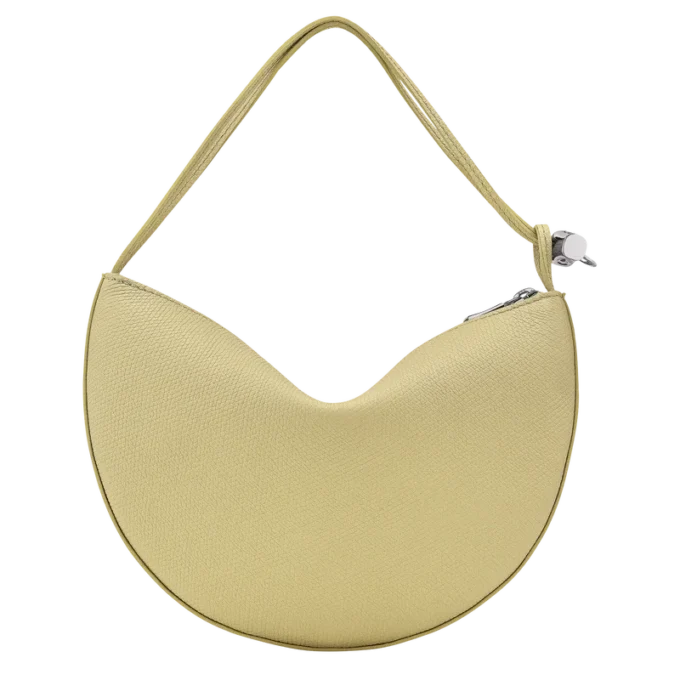 Pistachio – Leather Le Roseau Clutch