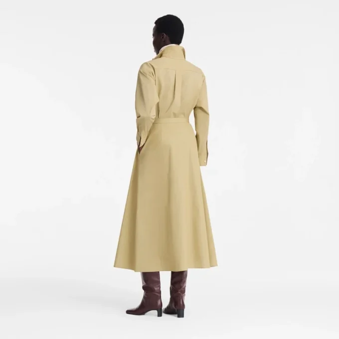 Pistachio – Popelin Midi skirt
