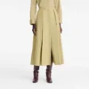 Pistachio – Popelin Midi skirt