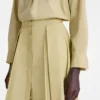 Pistachio – Popelin Midi skirt