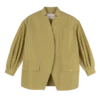 Pistachio – Technical taffeta Kimono jacket