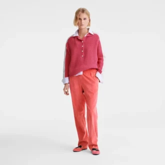 Polo collar jumper