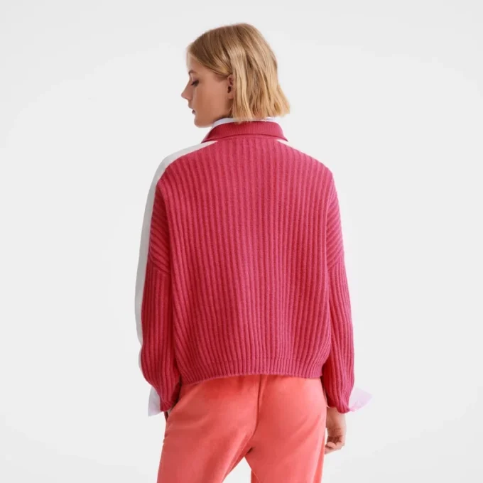 Polo collar jumper