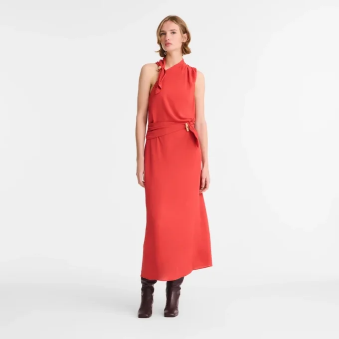 Red – Gabardine Dress