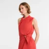 Red – Gabardine Dress