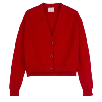 Red – Knit Cardigan