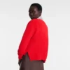 Red – Knit Cardigan
