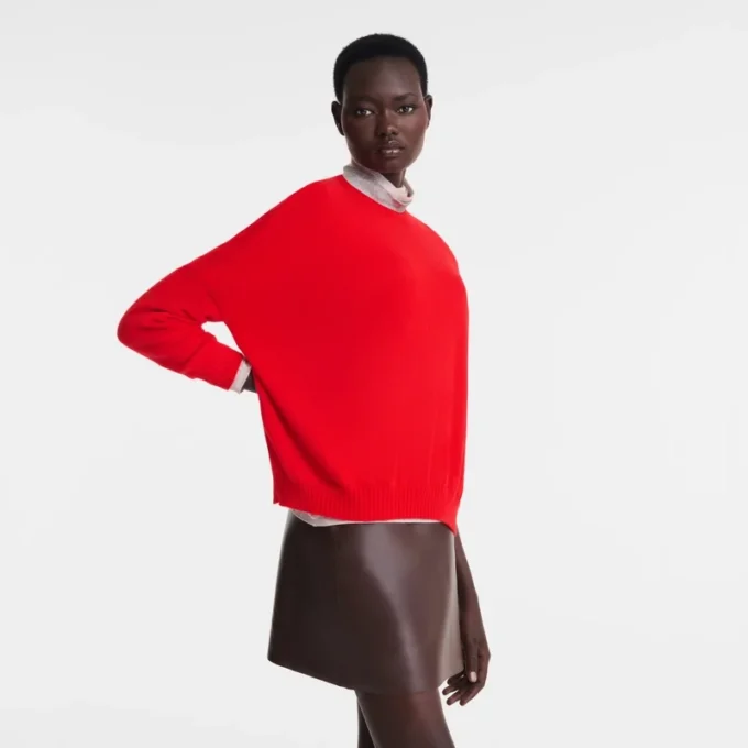 Red – Knit Sweater