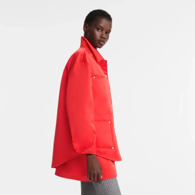 Red – Techno satin Shirt