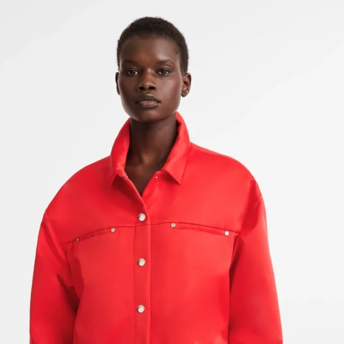 Red – Techno satin Shirt