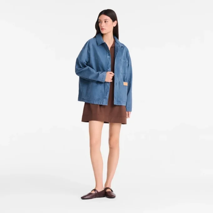Slate – Overdyed cotton Jacket