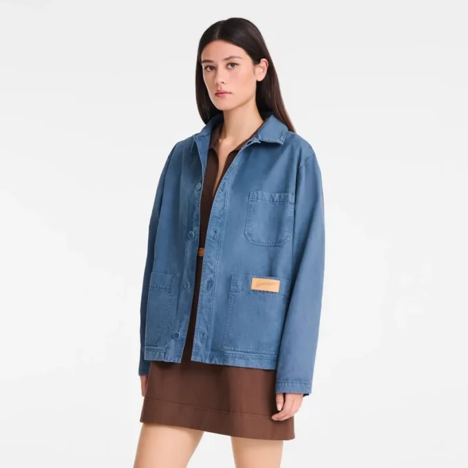 Slate – Overdyed cotton Jacket